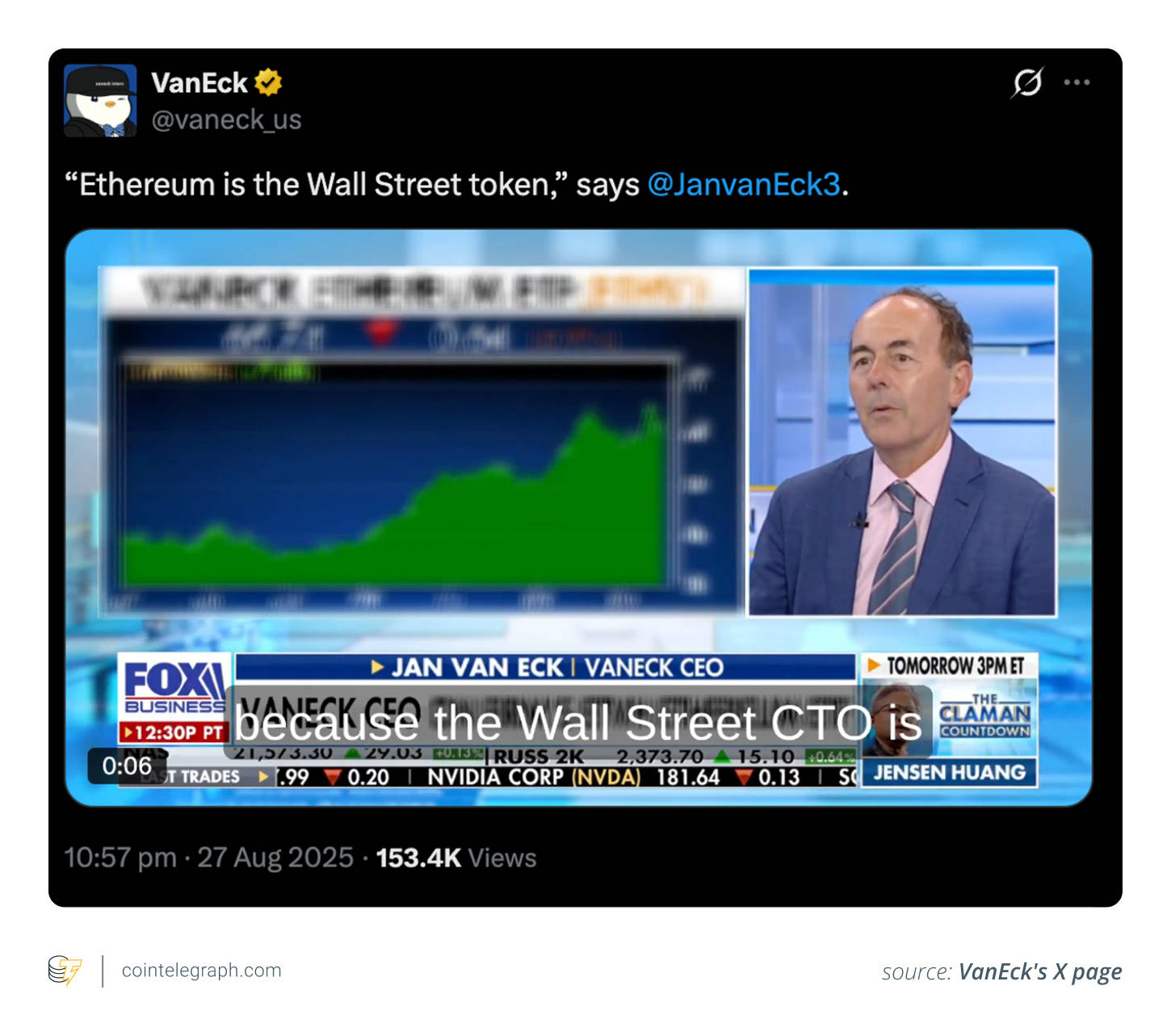 华尔街如何在“避而不谈以太坊”的情况下使用ETH